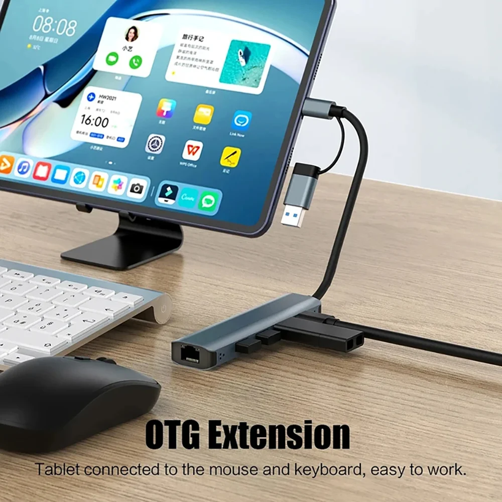 Smart Home Hub 2 - محول توسيع متعدد المنافذ من نوع