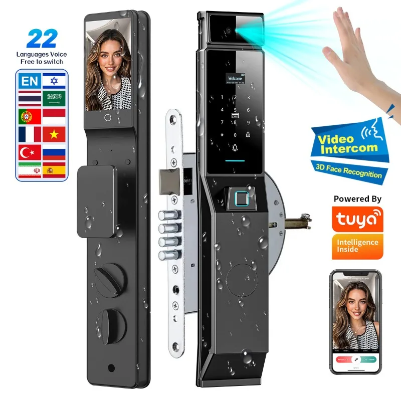 Smart Home Door Lock - قفل باب ذكي مقاوم للماء بمعيار