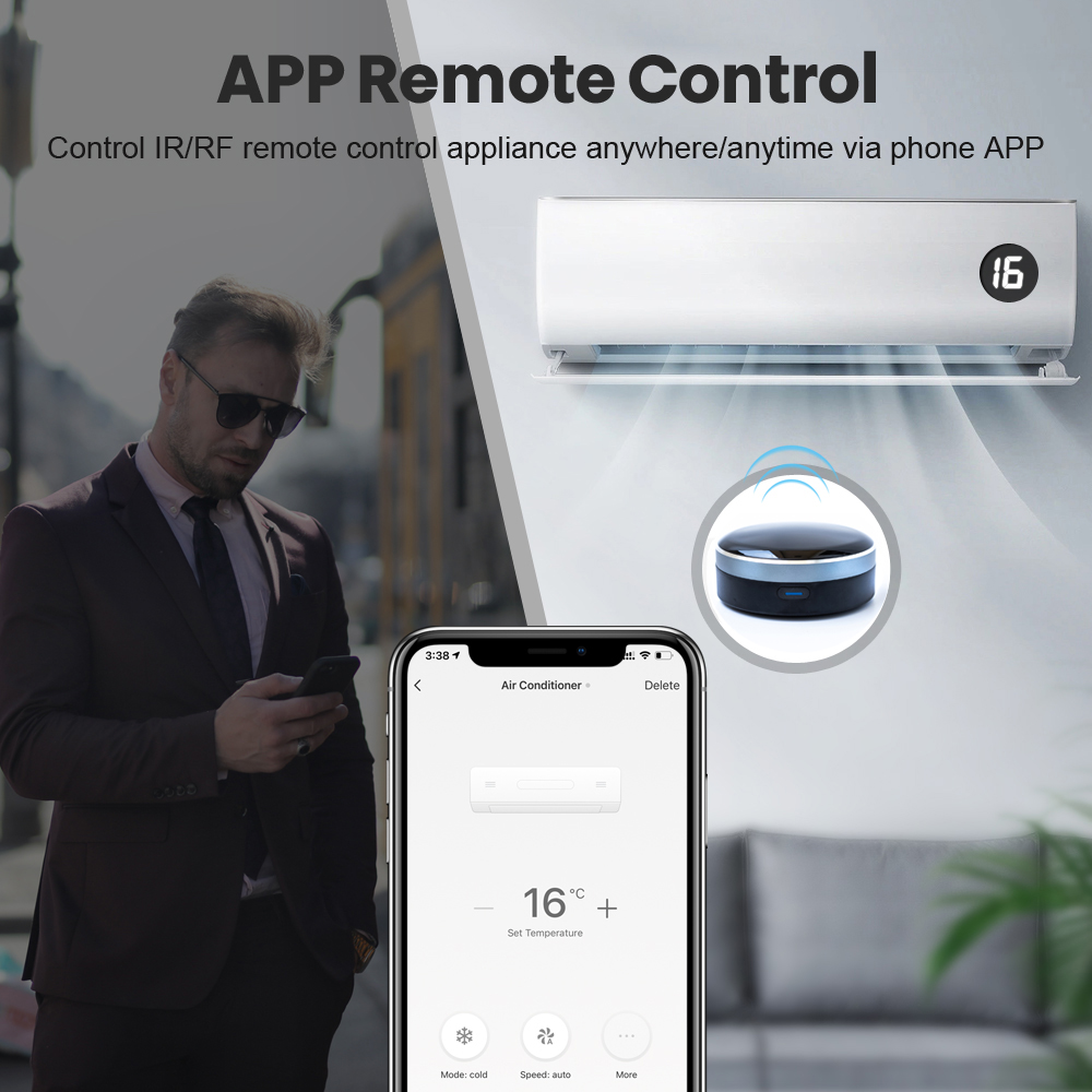 Tuya IR RF 433/315 جهاز تحكم ع - مراجعة Universal Remote Smart Home وسعره