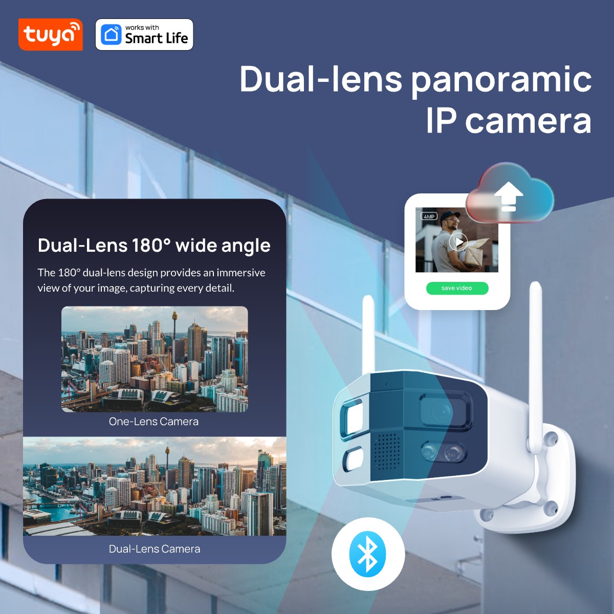 تويّا سمارت 4MP 2.5K عدسة مزدو - مراجعة Smart Home Camera Ezviz وسعره