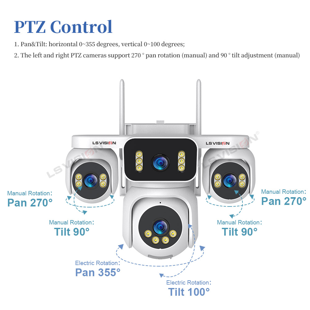 كاميرات مراقبة خارجية رباعية ا - مراجعة Smart Home Camera Ezviz وسعره