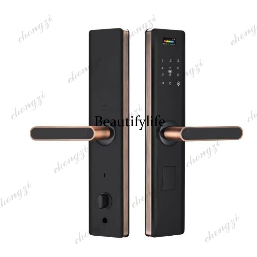 قفل ببصمة الإصبع بتصميم جرافيت - مراجعة Smart Home Door Lock وسعره