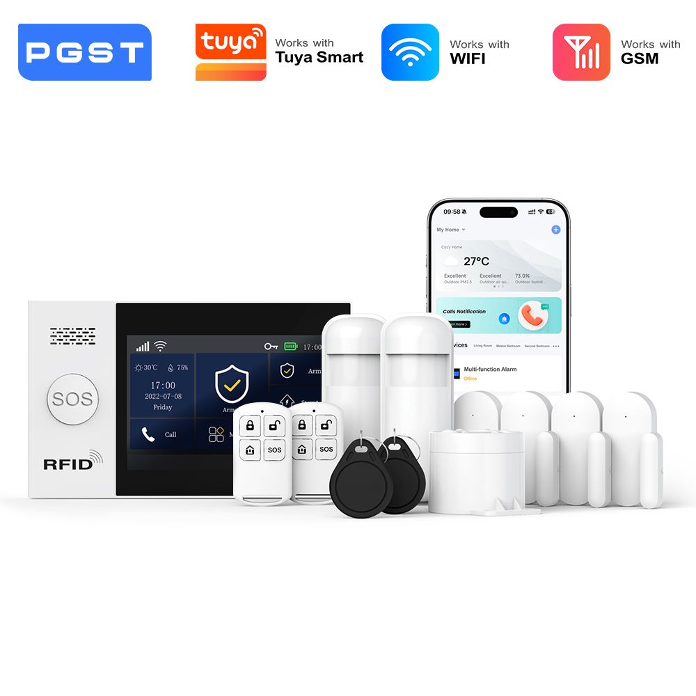 نظام إنذار PGST 2G واي فاي مع  - مراجعة Smart Home Wiser وسعره