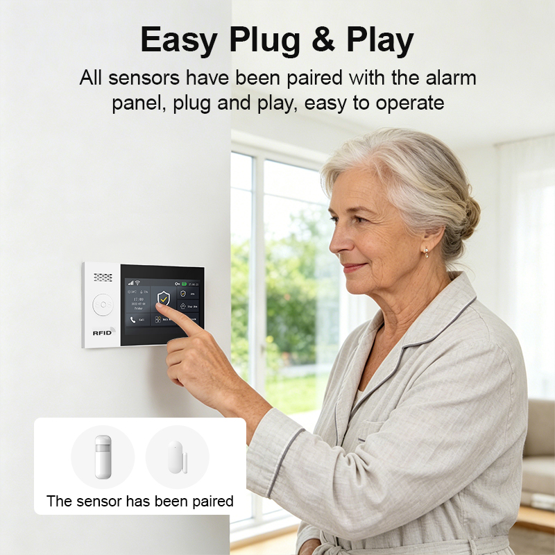نظام إنذار PGST 2G واي فاي مع  - مراجعة Smart Home Wiser وسعره
